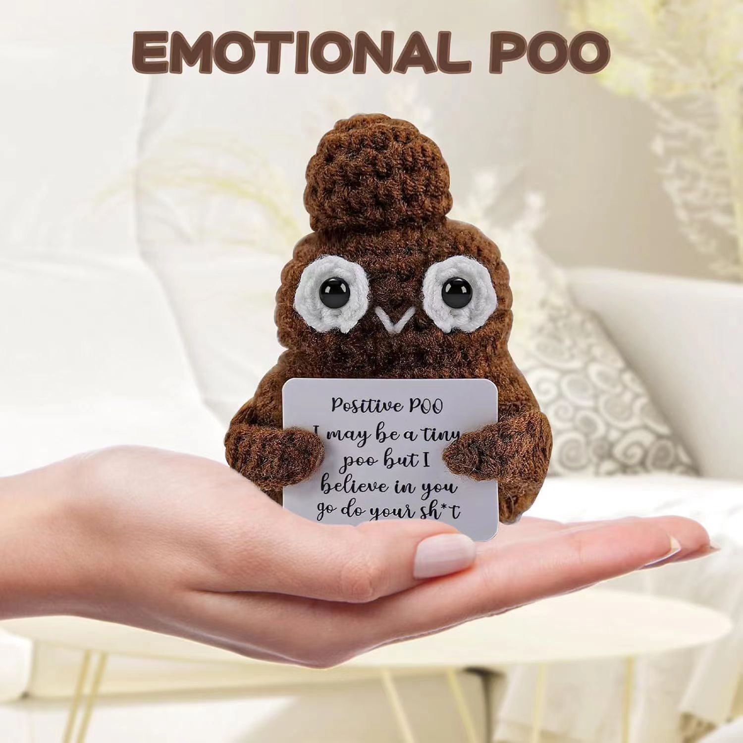 Home Textiles Today - Handmade Funny Crochet Emotional Support Doll