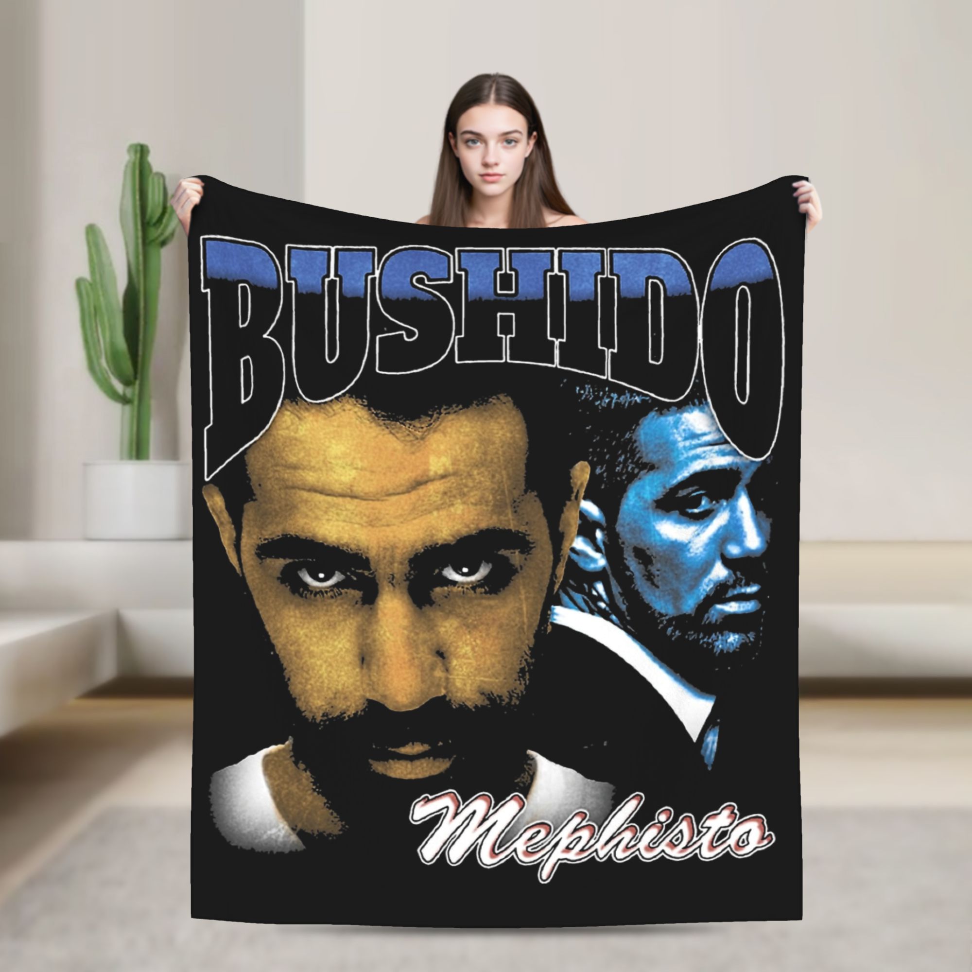 Home Textiles Germany - Bushido Bootleg Rapper Germany Blanket Coral