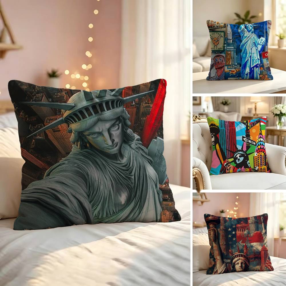 Home Textiles City - New York City Image pillow cover