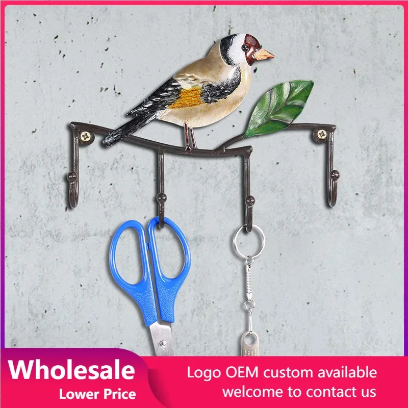 Home Textiles Towel - Resin Bird Hanger Wall Decorations Key