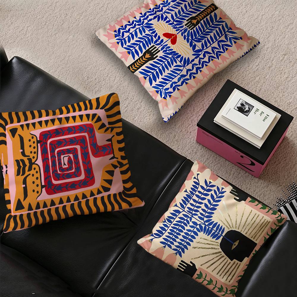 Egypt Colorful Abstract Tiger  - Home Textiles Egypt 评论和价格