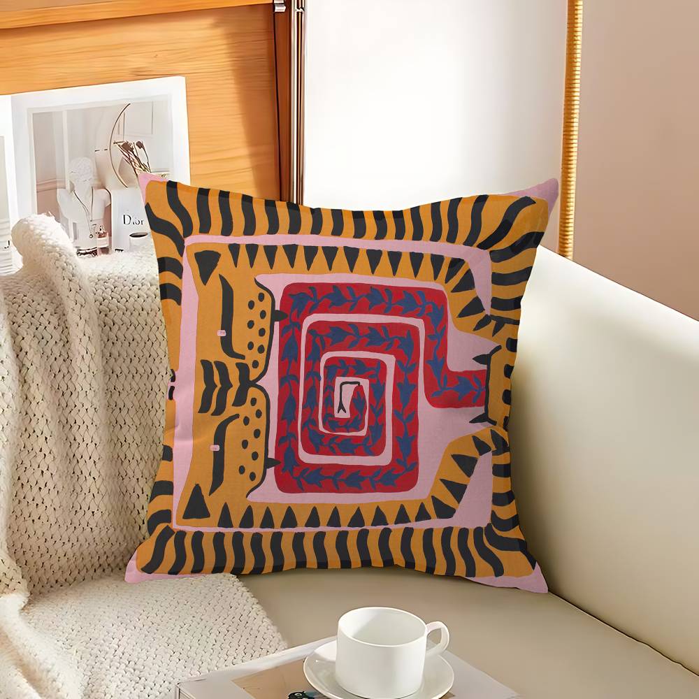 Egypt Colorful Abstract Tiger  - Home Textiles Egypt 评论和价格
