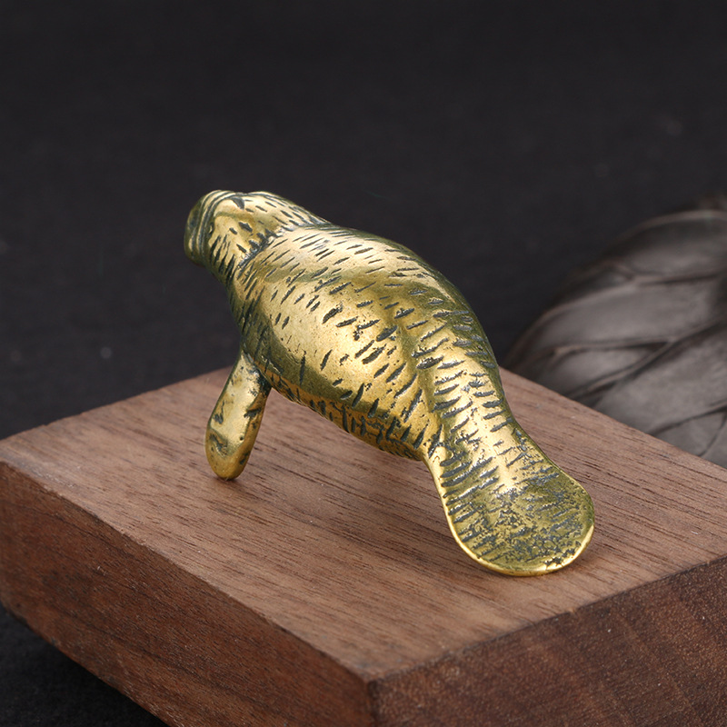 Brass Florida Manatee Decorati - Vintage Home Textiles 评论和价格