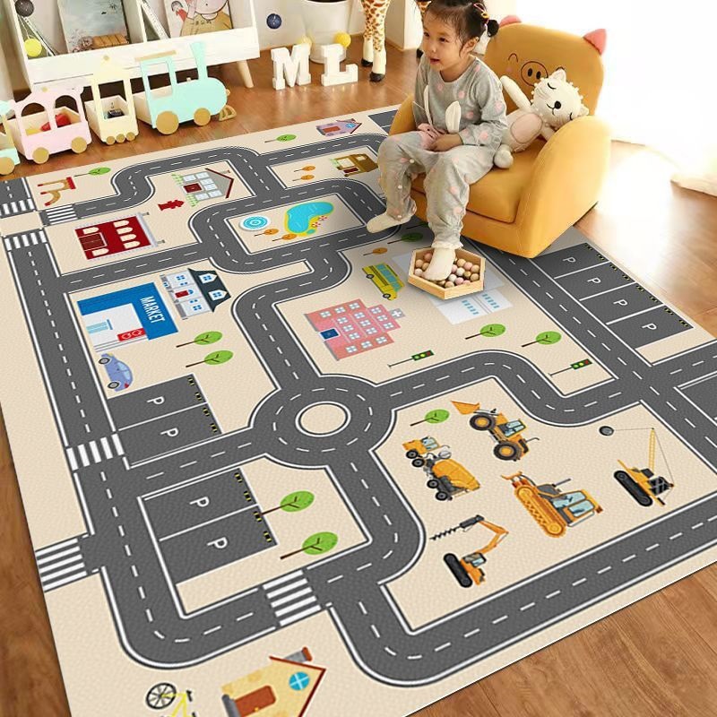 Cartoon children's floor mat c - Home Textiles City 评论和价格