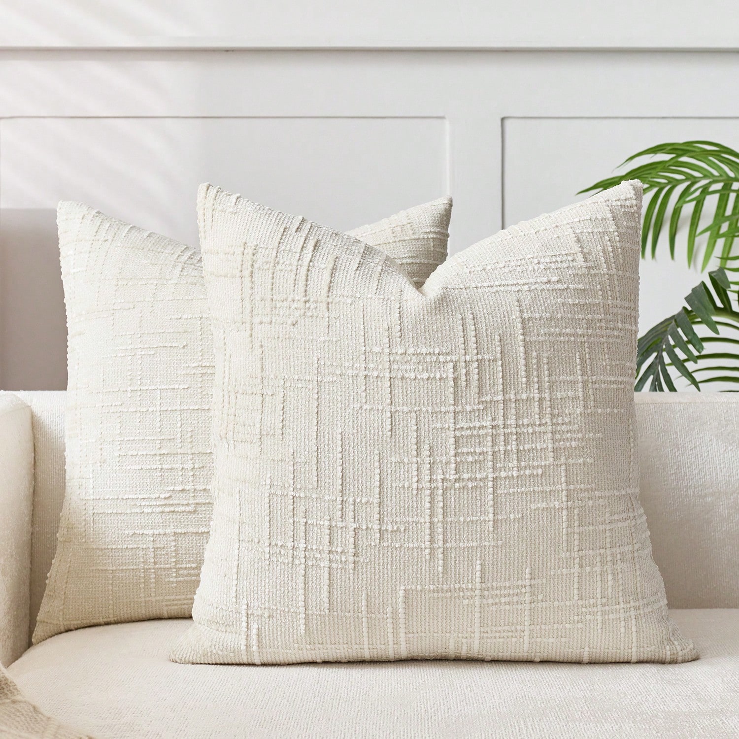 1pcs Khaiki Chenille Cushion C - Pillow Cover 20X20 评论和价格