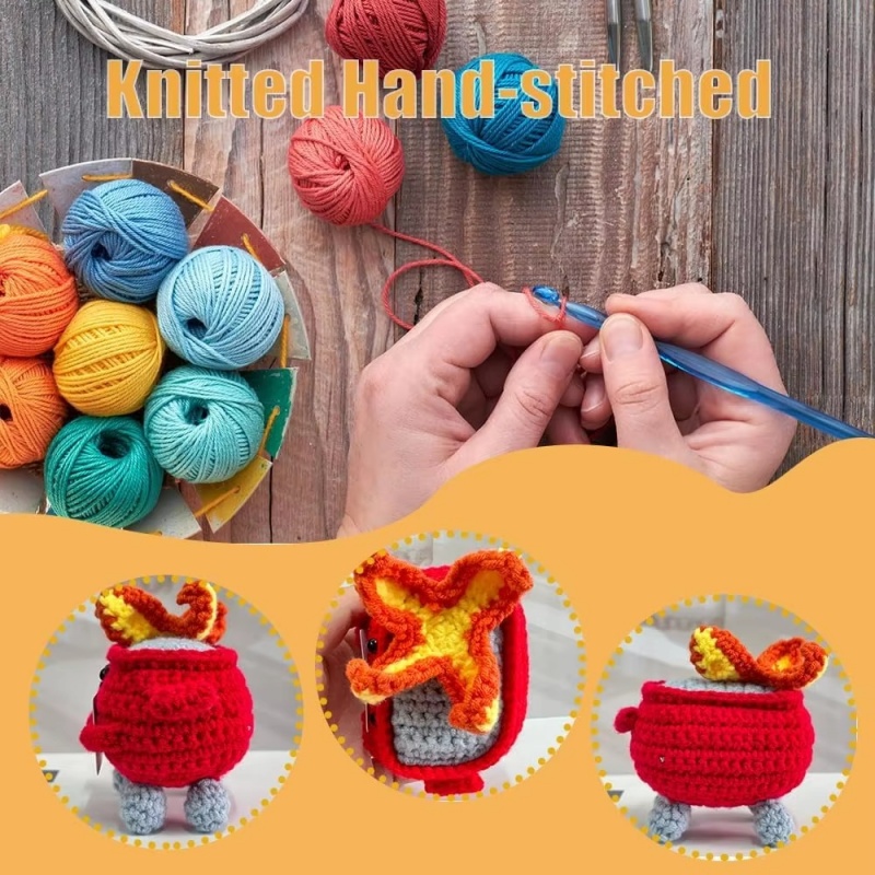 Handmade Crochet Dumpster Fire - Home Textiles Today 评论和价格