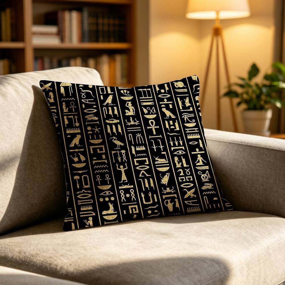 COOL A-Ancient Egypt hieroglyp - Home Textiles Egypt 评论和价格