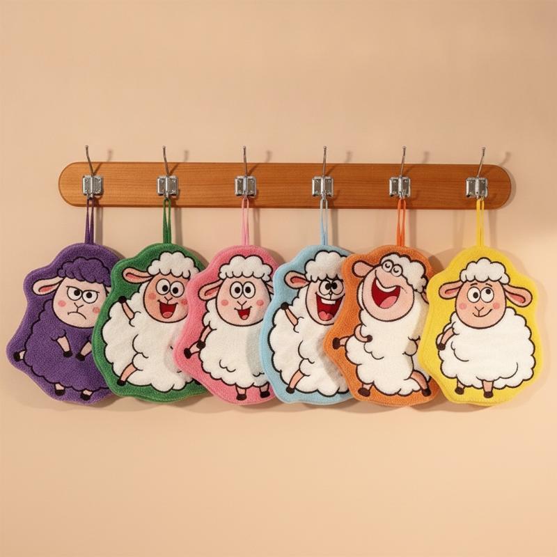 Creativity Cute Sheep Shaped H - Home Textiles Towel 评论和价格