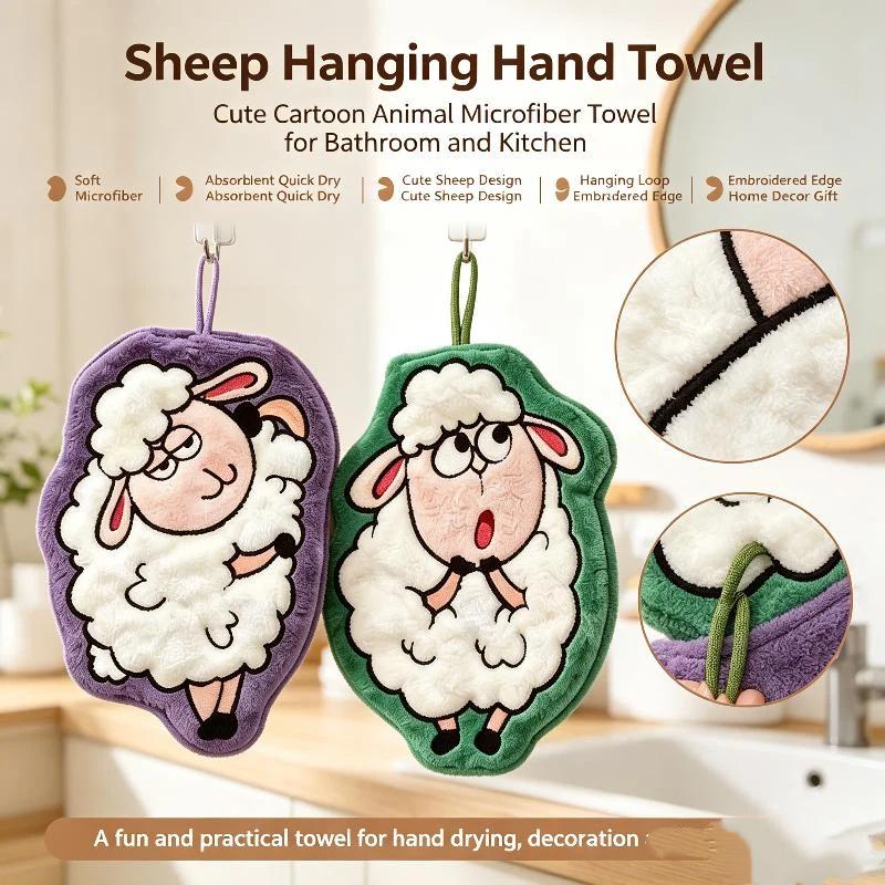 Creativity Cute Sheep Shaped H - Home Textiles Towel 评论和价格