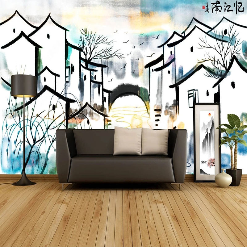 Custom Mural Wallpaper Chinese - Home Textiles City 评论和价格