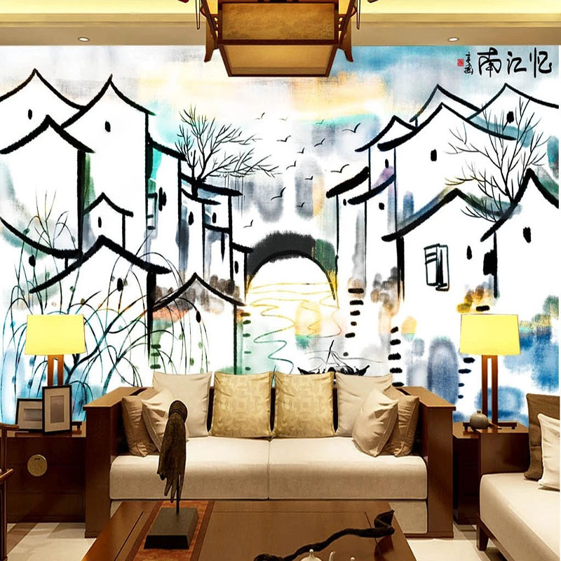 Custom Mural Wallpaper Chinese - Home Textiles City 评论和价格
