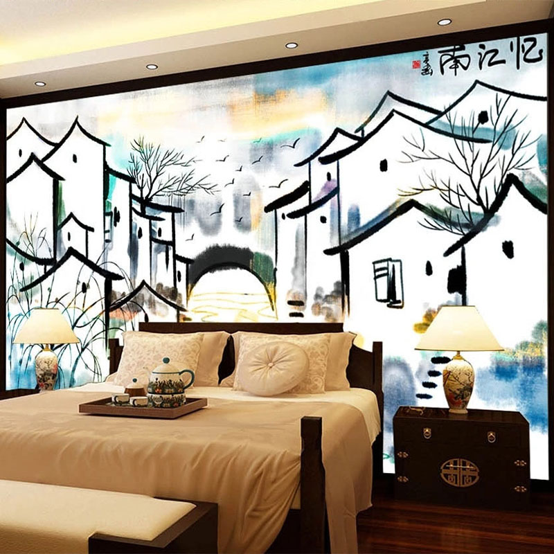 Custom Mural Wallpaper Chinese - Home Textiles City 评论和价格