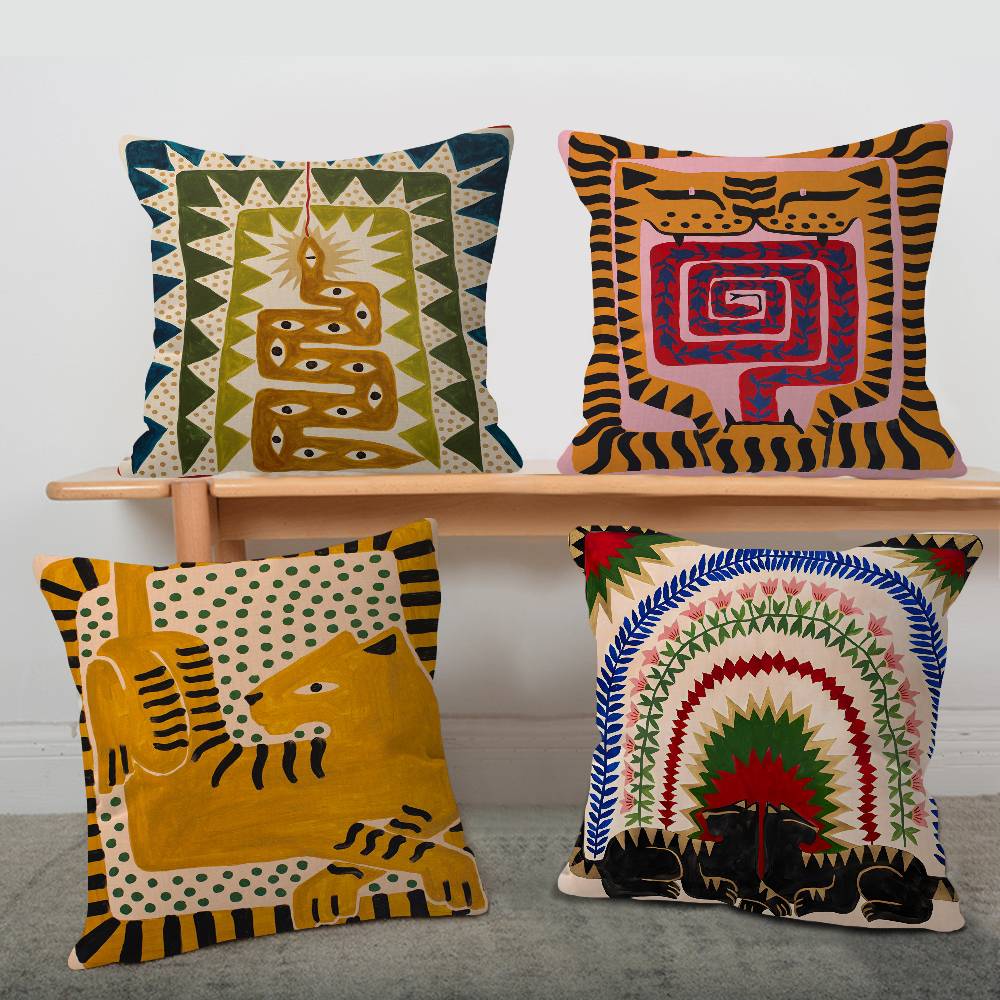 Ancient Egypt Abstract Colorfu - Home Textiles Egypt 评论和价格