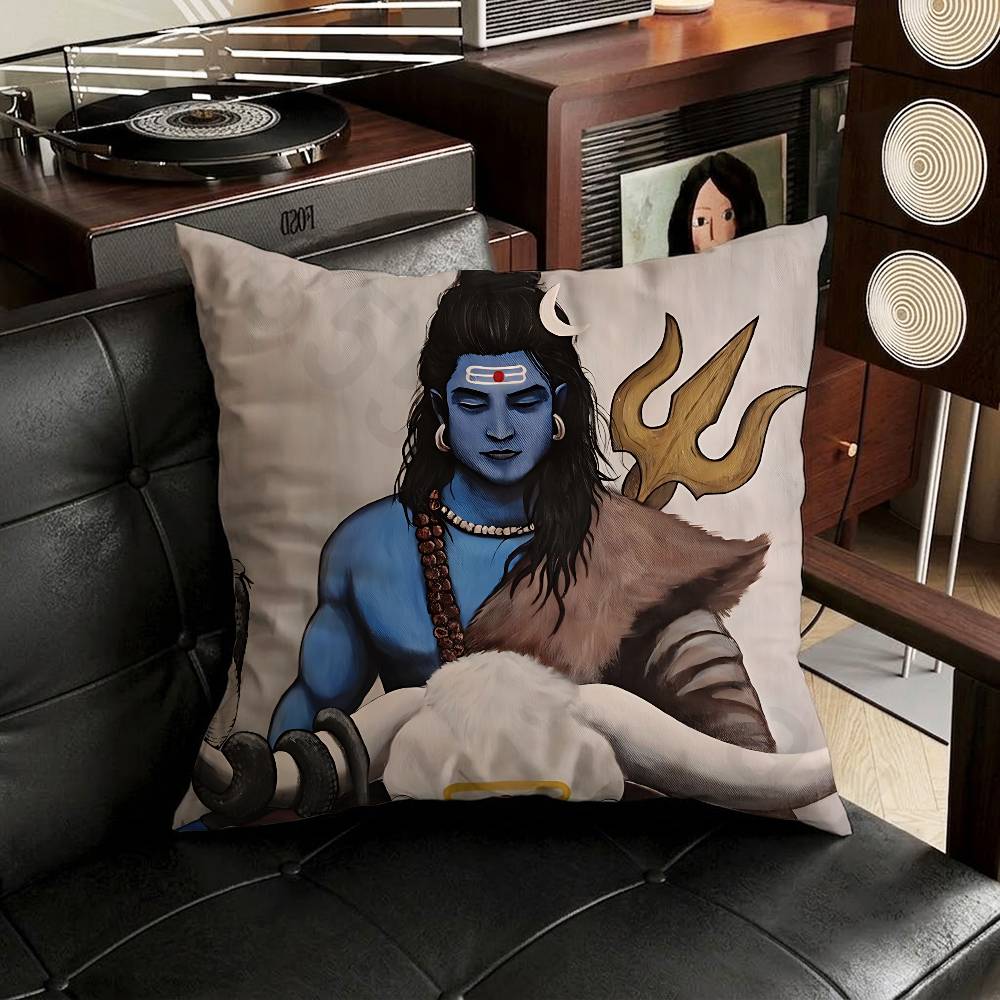 India Art Lord Shivasjpg pillo - Home Textiles India 评论和价格