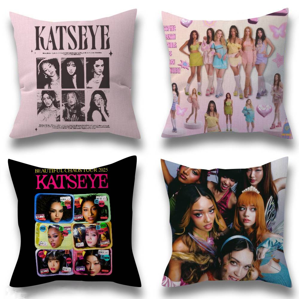 Kpop Hot Girl K-KATSEYE  Pillo - Home.Textiles Cushion 评论和价格