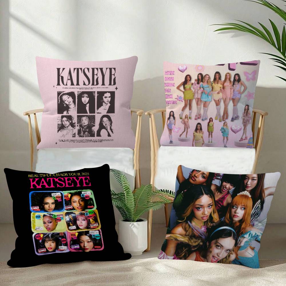 Kpop Hot Girl K-KATSEYE  Pillo - Home.Textiles Cushion 评论和价格