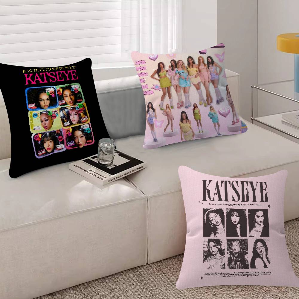 Kpop Hot Girl K-KATSEYE  Pillo - Home.Textiles Cushion 评论和价格