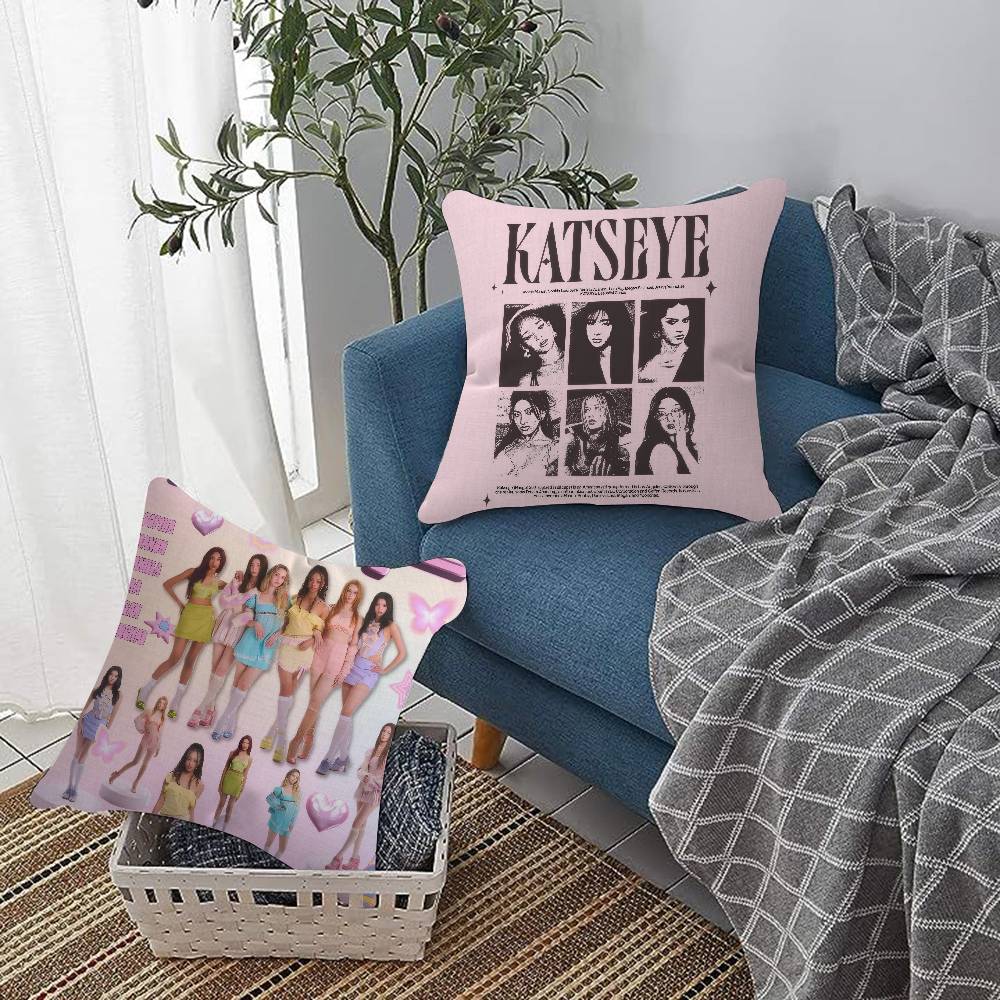 Kpop Hot Girl K-KATSEYE  Pillo - Home.Textiles Cushion 评论和价格
