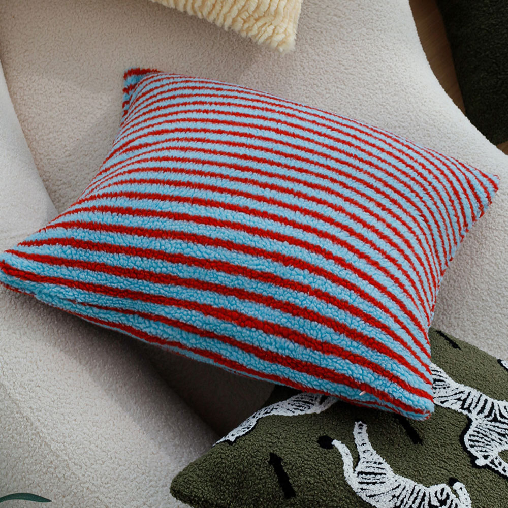 45x45 Contrast Stripe Cushion  - Pillow Cover 20X20 评论和价格