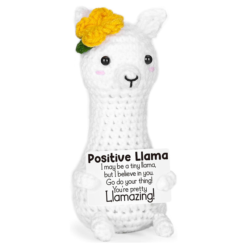 Funny Handmade Crochet Llama P - Home Textiles Today 评论和价格