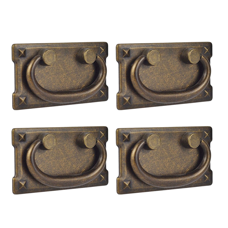4Pcs Vintage Antique Bronze Dr - Vintage Home Textiles 评论和价格