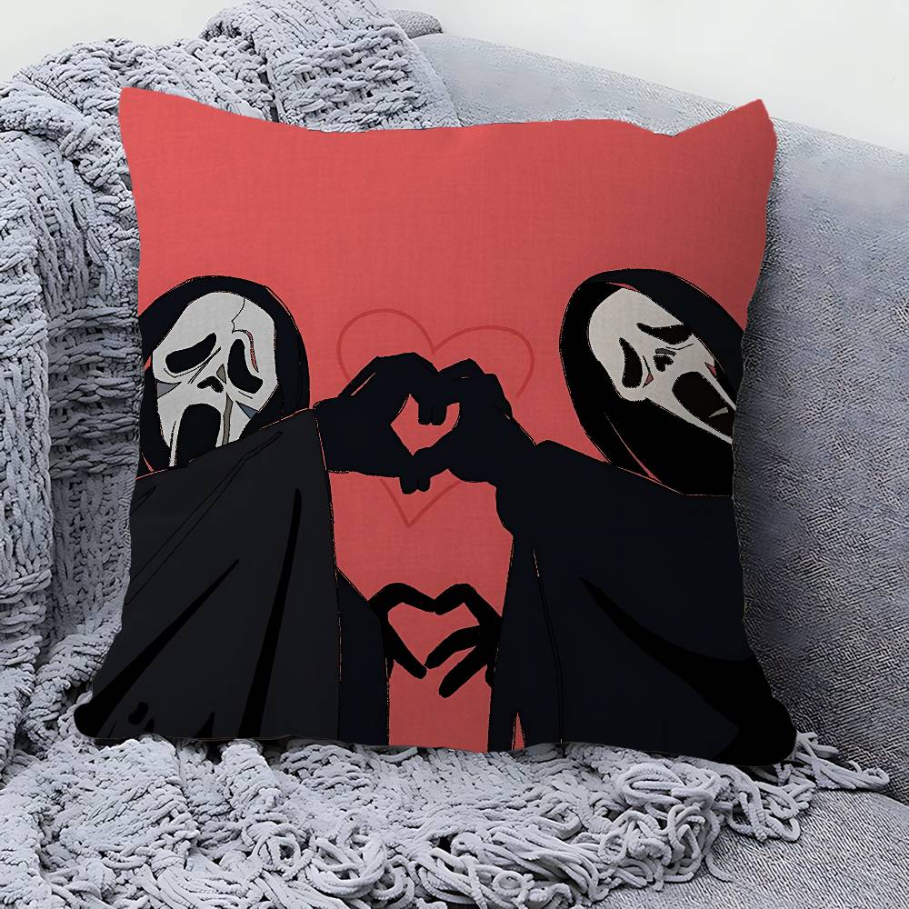 S-SCREAMS Horror Movie Pillow  - Home.Textiles Cushion 评论和价格