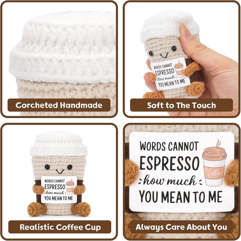 Handmade Crochet Coffee Doll w - Home Textiles Today 评论和价格