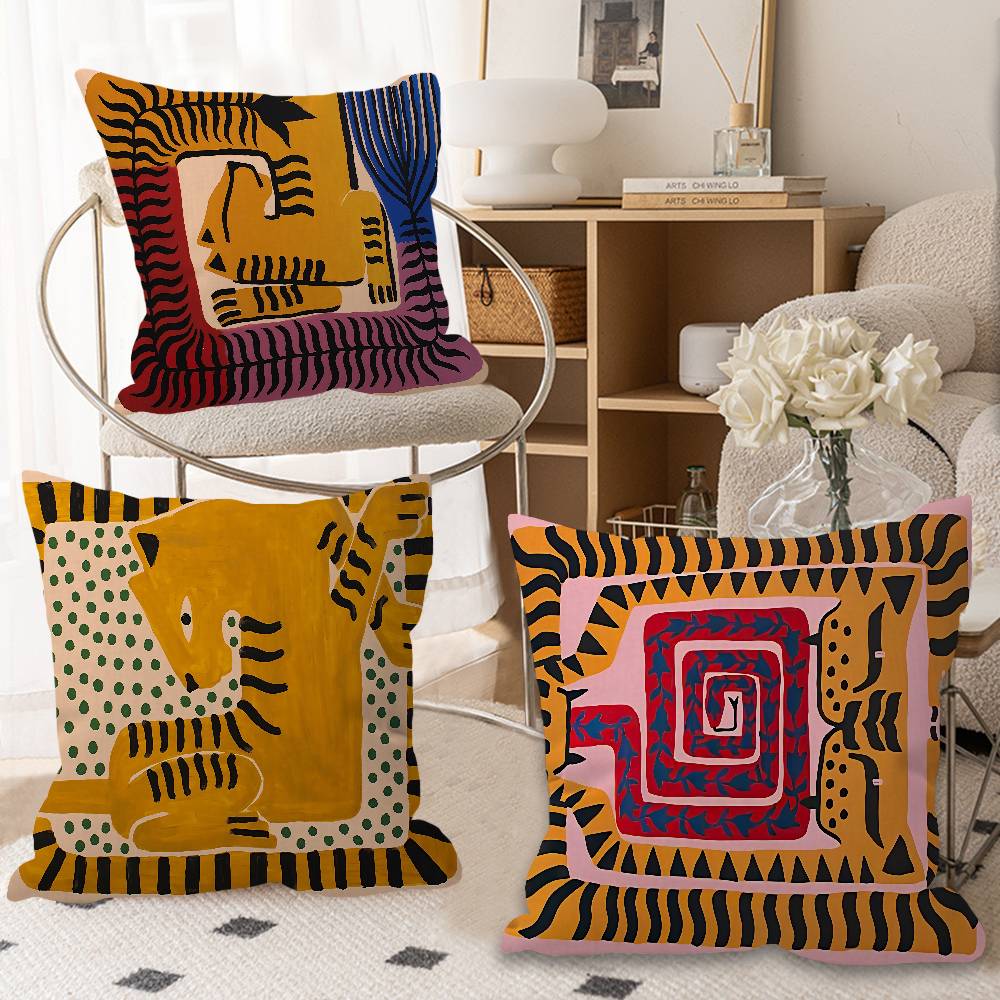 Ancient Egypt Tiger Leopard Pe - Home Textiles Egypt 评论和价格