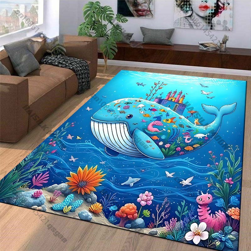 Underwater city with vibrant c - Home Textiles City 评论和价格
