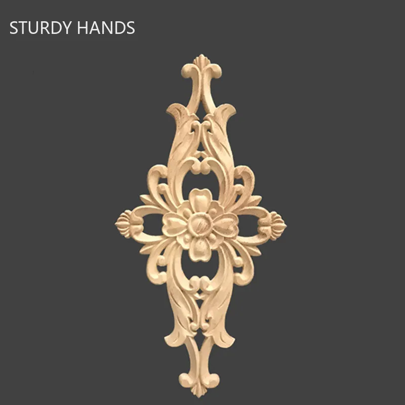 Long Strip Carving Natural Woo - Vintage Home Textiles 评论和价格
