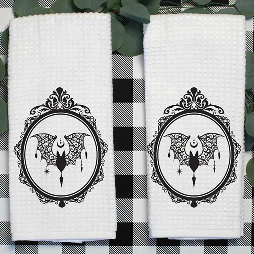 1pcs Victorian Gothic Bat Tea  - Home Textiles Towel 评论和价格
