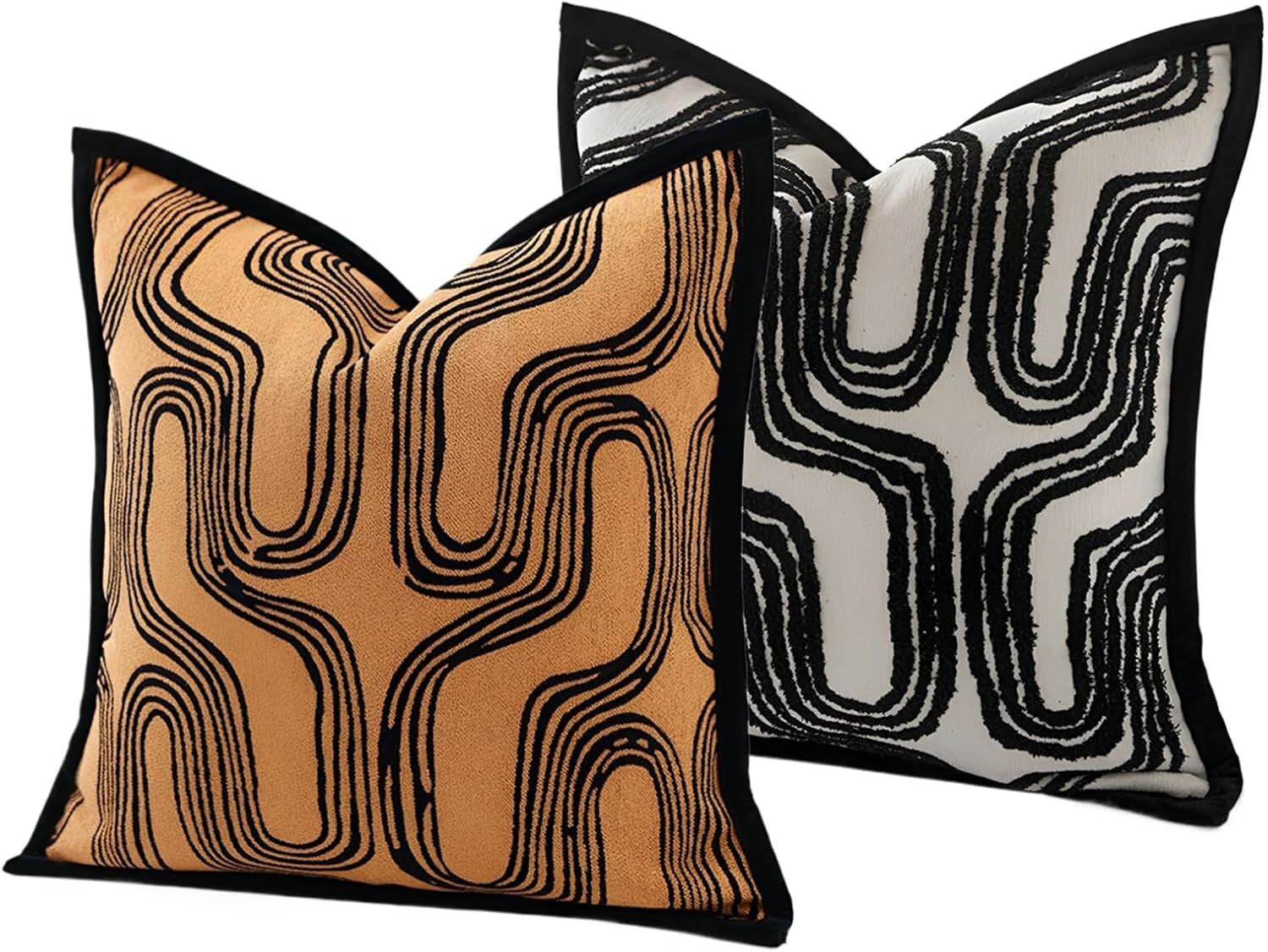 High End Double-sided Geometri - Pillow Cover 20X20 评论和价格