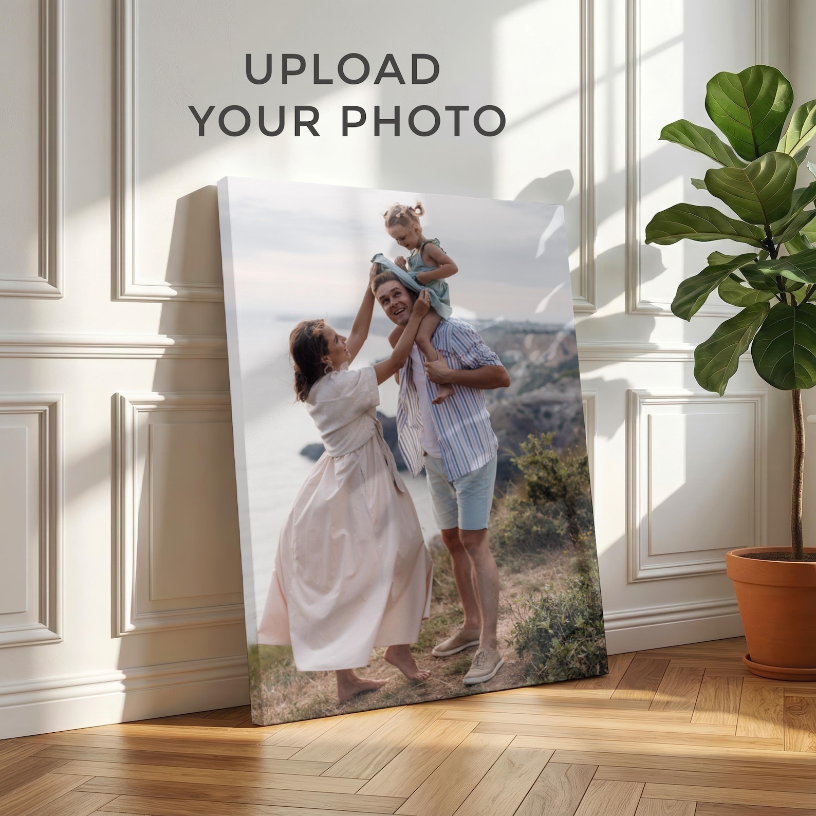 Personalized Photo Canvas, Cus - Home Textiles Photos 评论和价格