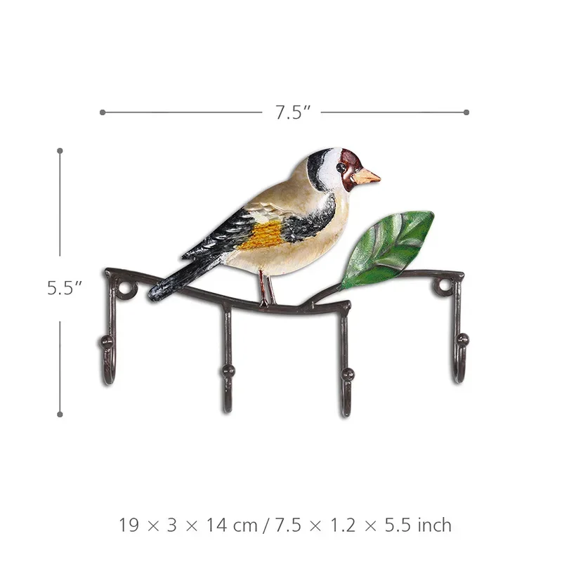 Resin Bird Hanger Wall Decorat - Home Textiles Towel 评论和价格