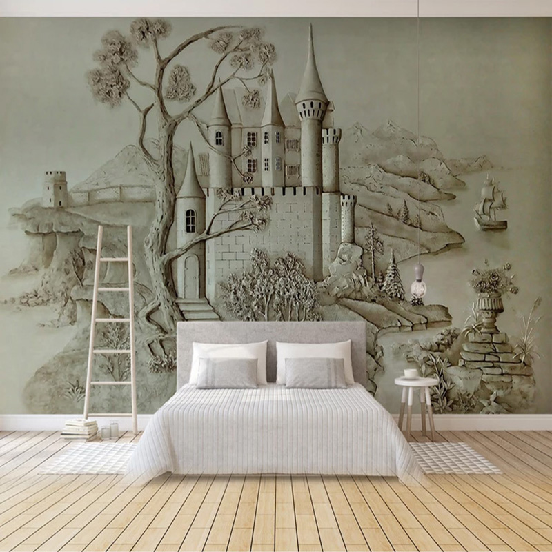 3D Architectural Wall Mural Mo - Home Textiles City 评论和价格