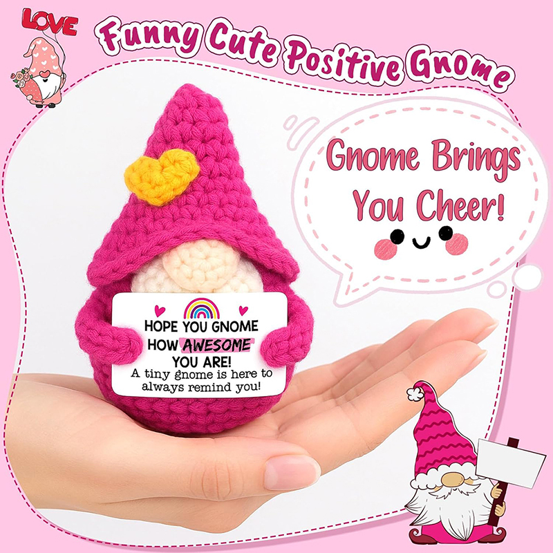 Positive Energy Crochet Gnome  - Home Textiles Today 评论和价格