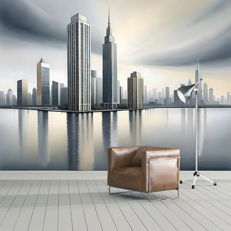 Custom 3D Wall Mural Geometric - Home Textiles City 评论和价格
