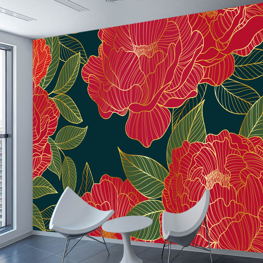 20+ Floral Red Peony Nature Ph - Home Textiles Photos 评论和价格