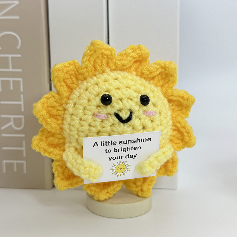 Funny Positive Crochet Sunshin - Home Textiles Today 评论和价格