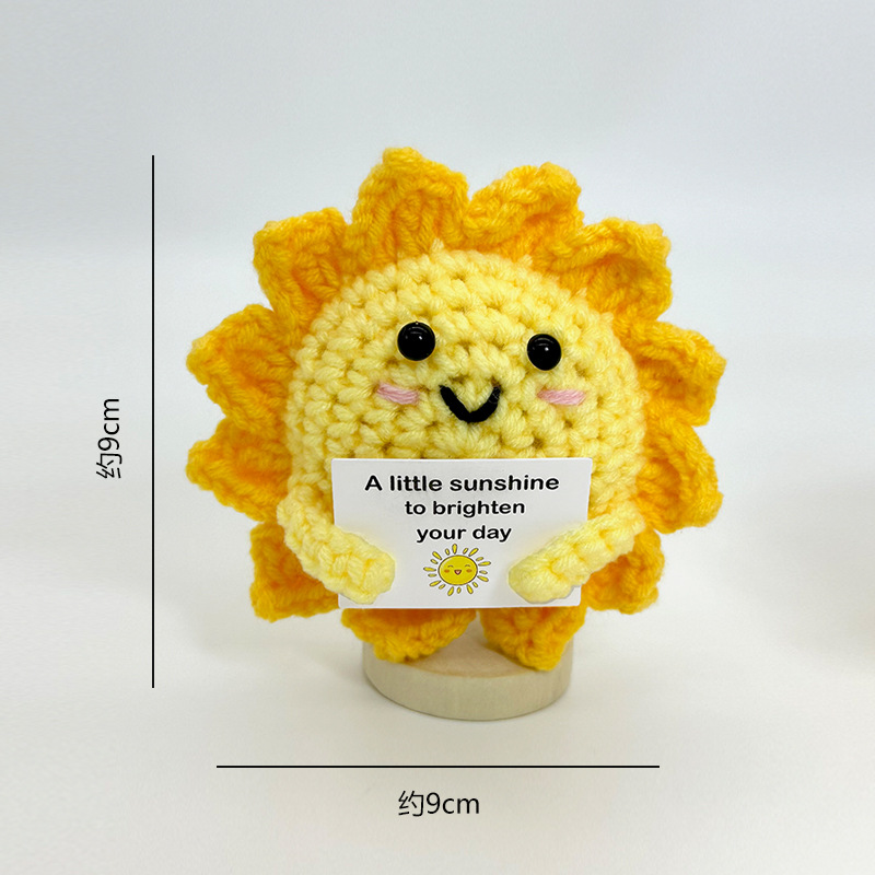 Funny Positive Crochet Sunshin - Home Textiles Today 评论和价格