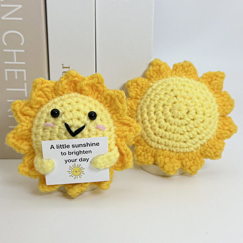 Funny Positive Crochet Sunshin - Home Textiles Today 评论和价格