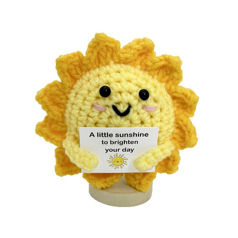 Funny Positive Crochet Sunshin - Home Textiles Today 评论和价格