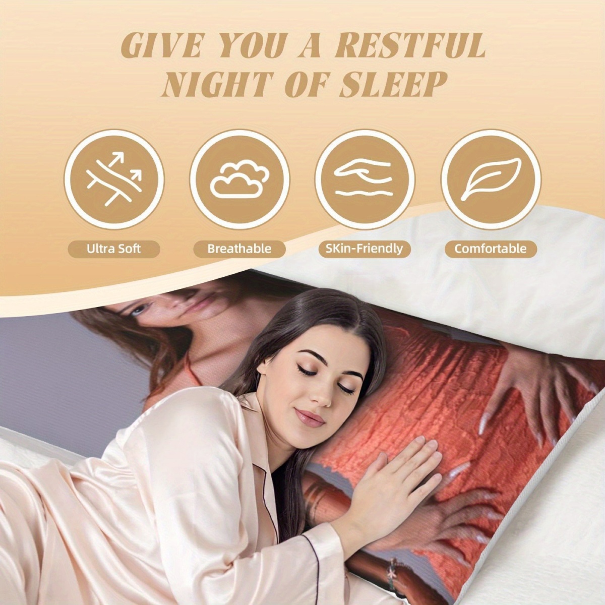 1 Custom Photo Body Pillowcase - Home Textiles & Furnishings 评论和价格