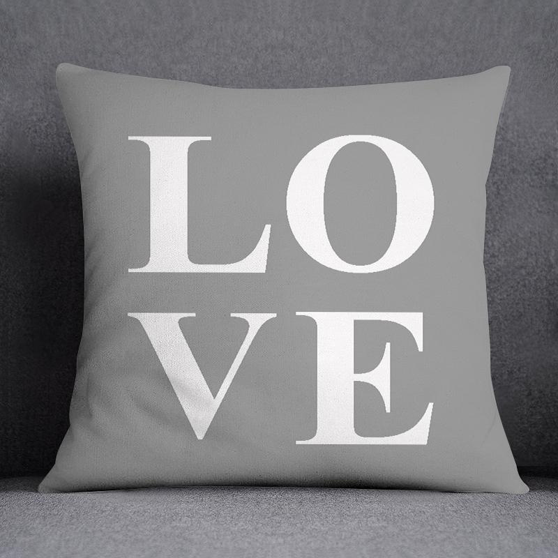 Gray White Cushion Cover Geome - Pillow Cover 20X20 评论和价格