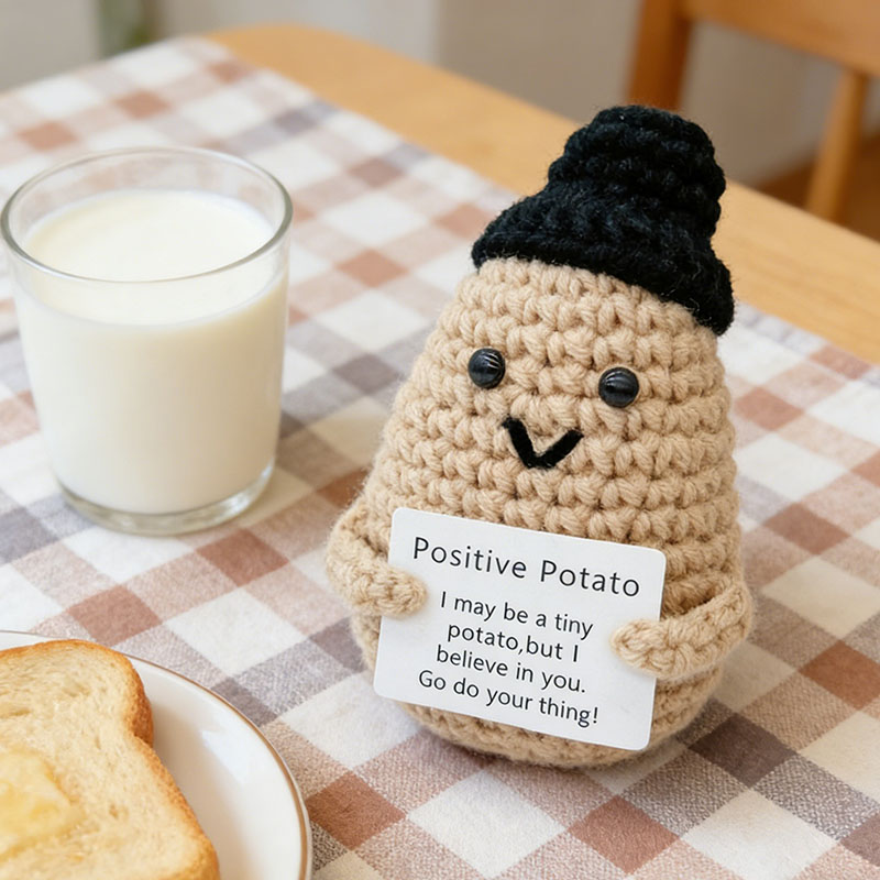 Cute Positive Potato Crochet D - Home Textiles Today 评论和价格