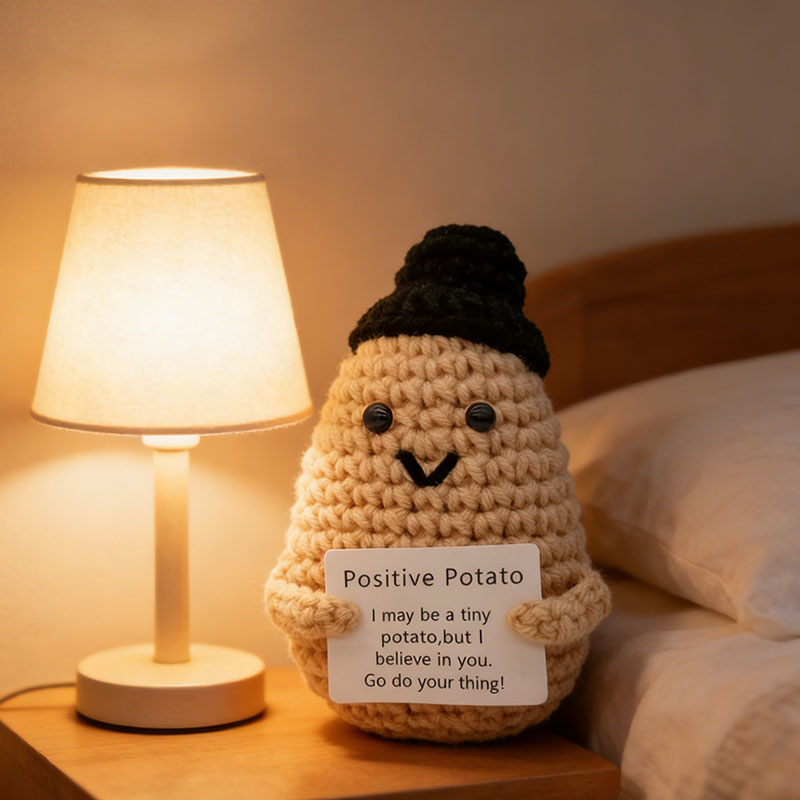 Cute Positive Potato Crochet D - Home Textiles Today 评论和价格