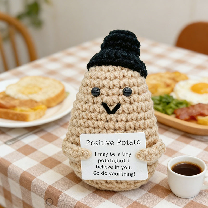 Cute Positive Potato Crochet D - Home Textiles Today 评论和价格